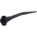 両口ショートラチェットシノ付き先曲り Pro-Auto 両口ラチェットレンチ