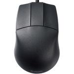 M-CAD01UBBK マウス 有線 3ボタン ブルーLED 3DCAD 高耐久 ホイールレス 左右対称 両利き対応 エレコム