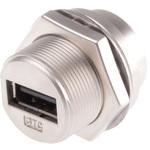 122-3030 USBコネクタ (タイプA)， USB2.0， メス RS PRO， ポート数:1 RS PRO