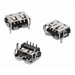 USBコネクタ (タイプA)， USB2.0， メス Wurth Elektronik， ポート数:1 WURTH ELEKTRONIK