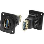 175-0149 USBコネクタ (タイプA)， USB3.0， メス to メス RS PRO， ポート数:2 RS PRO