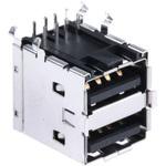 67298-3091 USBコネクタ (タイプA)， メス Molex， ポート数:2 日本モレックス(molex)