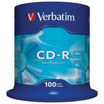 43411 Verbatim CD-R 52x 100pk Spindle Verbatim