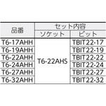 インパクト用ヘキサゴンソケット(差込角19.0mm・差替式) TRUSCO