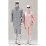 立体裁断構造超静電クリーンウェア ミドリ安全