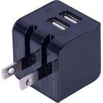 USB2ポート AC充電器 ナカバヤシ