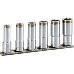 HSCL306 ナットキャッチディープソケットセット(6 角・ホルダー付) TONE トネ (前田金属工業)