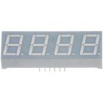 Kingbright 7セグメント 文字高 14.2mm 4桁 LED 数字表示器 KINGBRIGHT