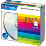 DVD-R 1回記録用 4.7GB 1-16倍速 Verbatim(バーベイタム)