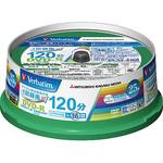 DVD-R CPRM対応 1回録画用 120分 1-16倍速 インクジェットプリンター対応 スピンドルケース Verbatim(バーベイタム)