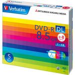 DVD-R ＜片面2層＞ 1回記録用 8.5GB 2-8倍速 インクジェットプリンター対応 Verbatim(バーベイタム)