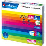 DVD+R ＜片面2層＞ 1回記録用 8.5GB 2.4-8倍速 インクジェットプリンター対応 Verbatim(バーベイタム)