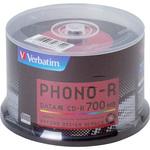 CD-R 1回記録用 700MB 4-48倍速 Phono-Rシリーズ Verbatim(バーベイタム)