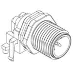 M12 CONN RIGHT ANGLE ACODE AMPHENOL