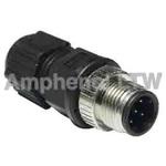 12D-05BMMA-SL8001 M12 D CODE ASSY SCREW 5PIN M CONN M PIN AMPHENOL