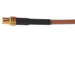 L09999B3621 MCX STR PLG to FREE END RG316 0.3M Telegartner