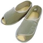 2503 早快マジック オープン 片足 左のみ グレー LL 徳武産業