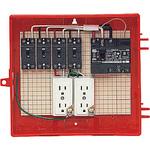 1L-1CT 屋外電力用仮設ボックス (漏電しゃ断器・分岐ブレーカ・コンセント内蔵) 1個 未来工業 【通販モノタロウ】