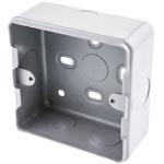 K8891 ALM MK Electric 銀 アルミ 38mm 86 x 86 x 38mm マット仕上げ BS規格標準 86mm IP20 86mm K8891 ALM MK (ELECTRIC)