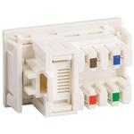 42.1B.011.A0032 Molex Premise Networks Cat5e RJ45 UTP ストレート RJ 白 PowerCat MOD-SNAPシリーズ Molex Premise Networks
