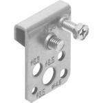 SRM6-ETK アースボンド金具塗装品(銀色) スチール製 未来工業