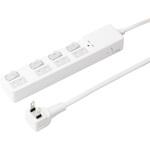 スイッチ付タップ 雷サージ 4個口 MCO