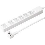 スイッチ付タップ 雷サージ 6個口 MCO
