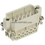 9200102614 Harting ヘビーデューティパワーコネクタ Han A シリーズ オス 10極 16A 600 V 10A ハーティング
