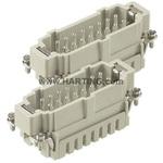 9330162626 Harting ヘビーデューティパワーコネクタ Han ES シリーズ オス 16極 16A 600 V 32B ハーティング