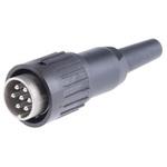 T3434501 Amphenol Dinプラグ Plug 7極 ケーブルマウント T3434501 AMPHENOL