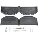 Amphenol FCI D-subコネクタ用バックシェル ストレート 25 極 ナイロン， 黒 AMPHENOL
