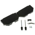 Amphenol FCI D-subコネクタ用バックシェル ストレート 37 極 ナイロン， 黒 AMPHENOL