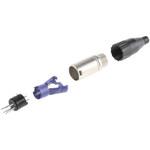 AC5MJ Amphenol XLRコネクタ オス 5極 ストレート ケーブルマウント AC5MJ 銀めっき AMPHENOL