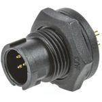 AU-05PMMS-LC7001 Amphenol 丸形コネクタ AUシリーズ， 接触コンタクト：オス， 5極 レセプタクル AMPHENOL