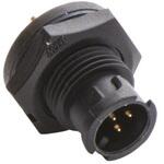 AU-06PMMS-LC7001 Amphenol 丸形コネクタ AUシリーズ， 接触コンタクト：オス， 6極 レセプタクル AMPHENOL