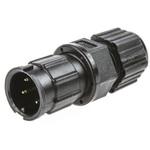 BD-04BMMA-LL7001 Amphenol 丸形コネクタ BDシリーズ， 接触コンタクト：オス， 4極 オス AMPHENOL