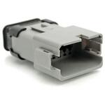 Amphenol 自動車用コネクタ ATシリーズ 12極 メス 13A グレー ケーブルマウント IP67 AMPHENOL