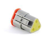 Amphenol 自動車用コネクタ ATシリーズ 3極 オス 13A グレー ケーブルマウント IP67 AMPHENOL