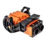 UPC IP 012A LS1 Amphenol 電気自動車用コネクタ， 1列， 2極， 250A， 1000V， メス， オレンジ UPC IP 012A LS1 AMPHENOL