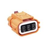 Amphenol 電気自動車用コネクタ， 1列， 3極， 40A， オス， オレンジ HVSL633063A106I AMPHENOL