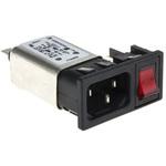 BZM27/A0620/55B Bulgin IECフィルタ オス IEC規格 C14 スナップイン 1ヒューズ 5 x 20mm 10A 250 V ac BULGIN