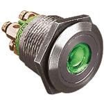 Bulgin 押しボタンスイッチ 50 mA @ 24 V dc パネルマウント SP BULGIN