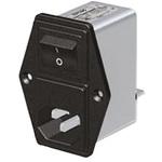 EPCOS EMCフィルタ (IEC インレットフィルタ) 単相 6A パネルマウント 0.22 x 1μF 0.46 x 2 mH 0 mA EPCOS