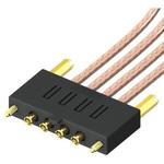 GRF1-P-C-04-0300-C1-D-S 4 way ganged MMCX cable assembly 300mm SAMTEC