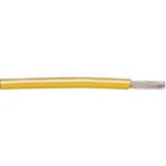 5854 YL005 Alpha Wire フッ素樹脂ケーブル 黄  導体材質：銀めっき銅線 30m 24 AWG ALPHA