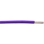 5874 VI005 Alpha Wire フッ素樹脂ケーブル 紫  導体材質：銀めっき銅線 30m 24 AWG ALPHA