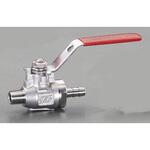 EA470AP-6 R 3/4”x20mm ボールバルブ(ステンレス製/タケノコ型) エスコ