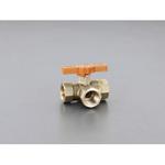 EA470GE-6 Rc3/4” 三方ボールバルブ(真鍮製) エスコ