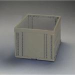 EA506AA-14D 530x366x325mm/51.9L 折畳コンテナ(OD色) エスコ