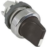 ABBモジュラシリーズ 2ポジション セレクタスイッチヘッド Short Handle Black ラッチ ABB ABB